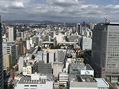 矢場町上空写真